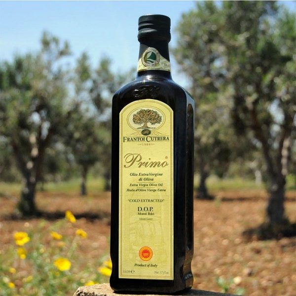 Siciliaanse primo extra vergine olijfolie d.o.p. van frantoi cutrera 750 ml