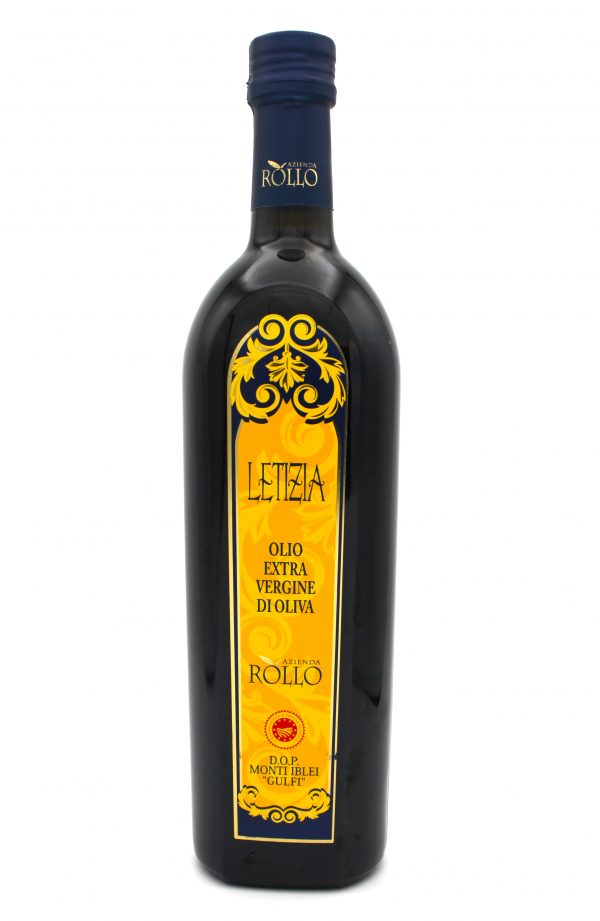 biologische extra vierge olijfolie Monti Iblei Letizia Rollo inhoud fles 750 ml