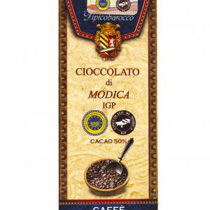 Modica chocoladereep met koffie 100 gram