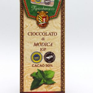 Modica chocoladereep met mint 100 gram