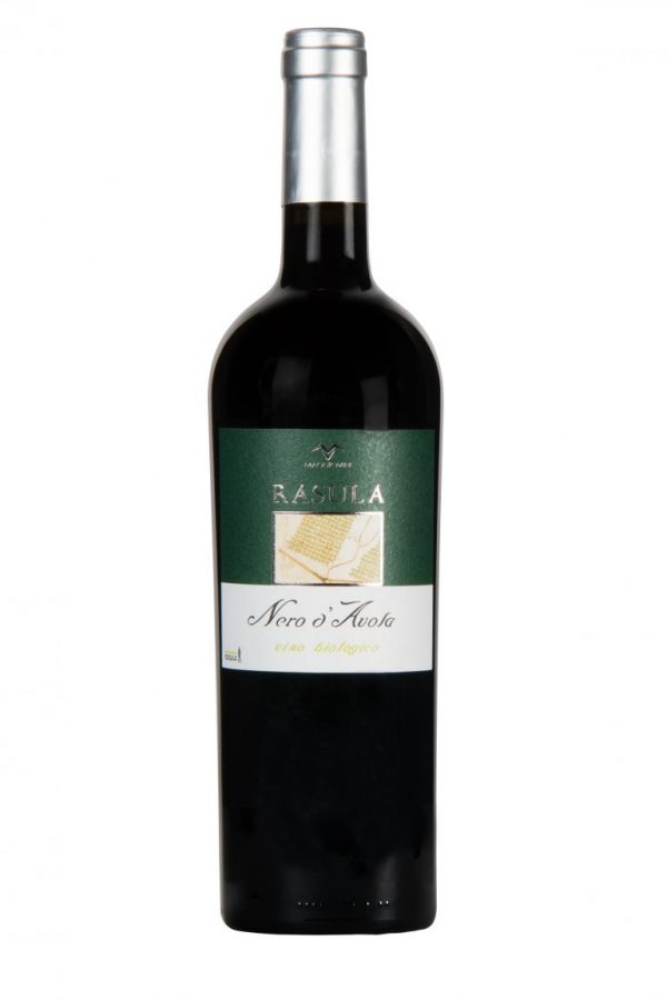 Rasula Sicilia Nero D'Avola DOP biologische rode wijn flesinhoud 750ml.