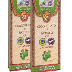 chocolade reep Siciliaanse chocolade uit Modica met cactusvijg
