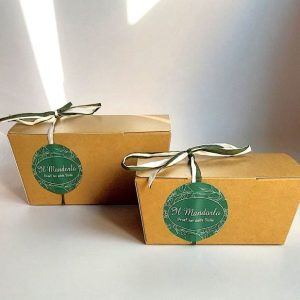 Peluso, Siciliaanse paste di mandorla, amandelkoekjes in geschenkverpakking