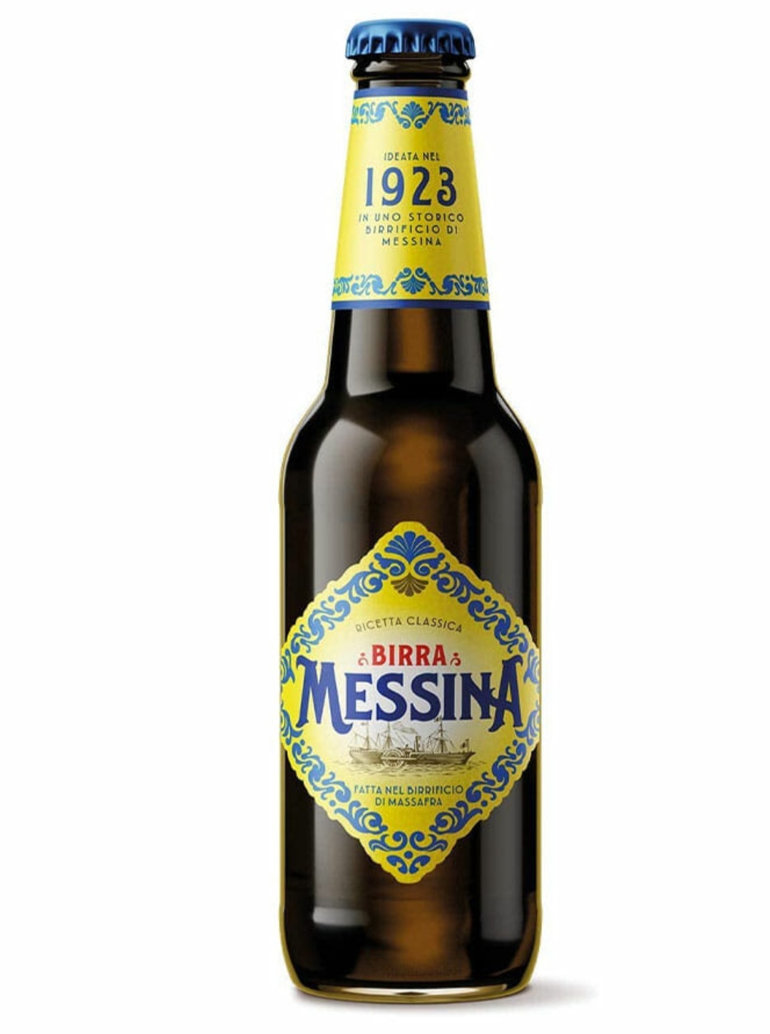 ik heb honger Terugspoelen taal Birra Messina 33 cl. klassiek blond bier - Il Mandorlo
