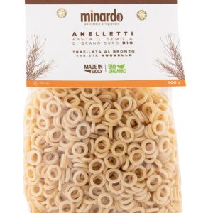 Minardo biologische anelletti pasta 500 gram