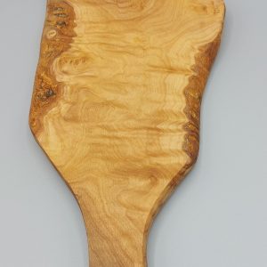 olijfhouten borrelplank met handvat