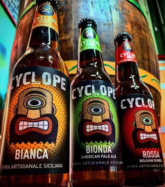 3 flesjes Sicilaans cyclope bier