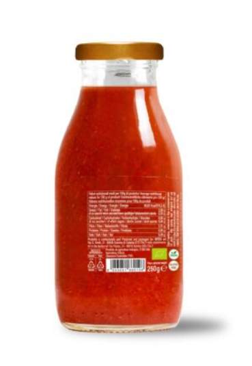 kant en klare biologische pasta alla norma tomatensaus