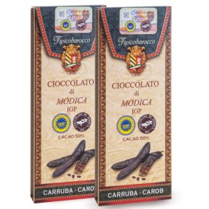 Sicilaanse chocolade uit Modic met carruba (Johaanesbrood)