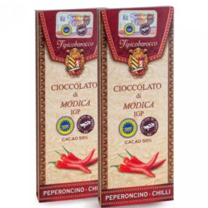Siciliaanse chocolade uit Modica met peperoncino