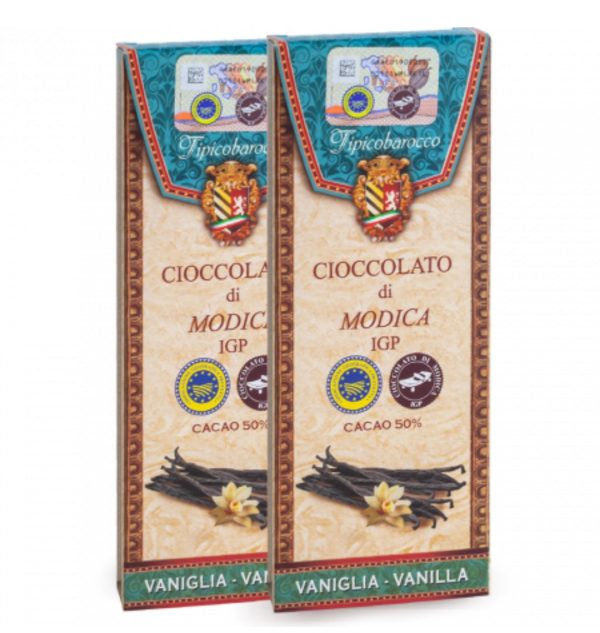 Siciliaanse chocolade uit Modica met vanille