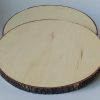 Houtendecoratie boomschijf, rond 25 cm en 2 cm dik