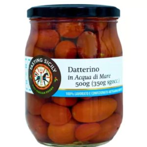 Siciliaanse Datterino tomaatjes in zeewater