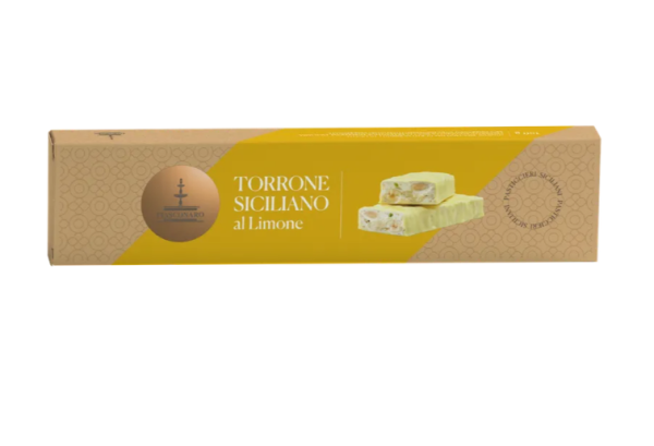 Siciliaanse Torrone, zachte nougat met citroen