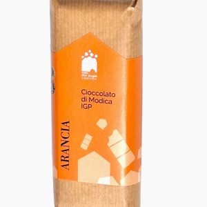 Casa-Don-Puglisi-cioccolato-di-Modica-IGP-arancia Siciliaanse reep Modica chocolade met sinaasappel