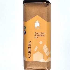 Casa-Don-Puglisi-cioccolato-di-Modica-IGP-carruba Siciliaanse reep Modica chocolade met Johannesbrood