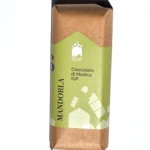 Casa-Don-Puglisi-cioccolato-di-Modica-IGP-mandorla Siciliaanse Modica chocoladereep met amandel