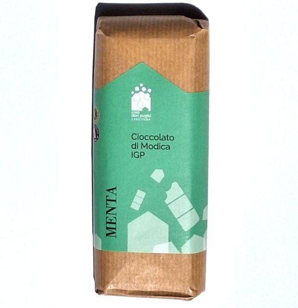 Casa-Don-Puglisi-cioccolato-di-Modica-IGP-menta Siciliaanse Modica chocolade met munt