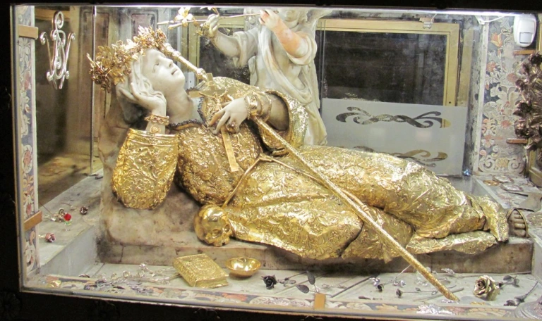 beeld van Rosalia uit de grotto monte Pellegrino