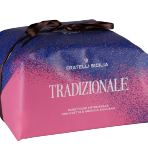 Fratelli Sicilia panettone tradizionale met rozijnen en sinaasappel