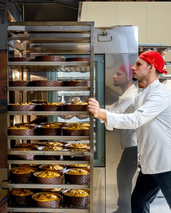 Fratelli Sicilia, panettone opweg naar de oven